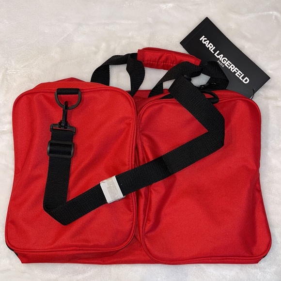 (1601) You know it will be a collector's item soon! KARL LAGERFELD Duffle Bag - Picture 2 of 4